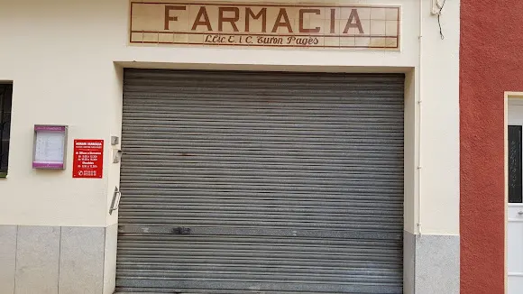 Farmàcia Turón Pagès, CB - Palau-saverdera